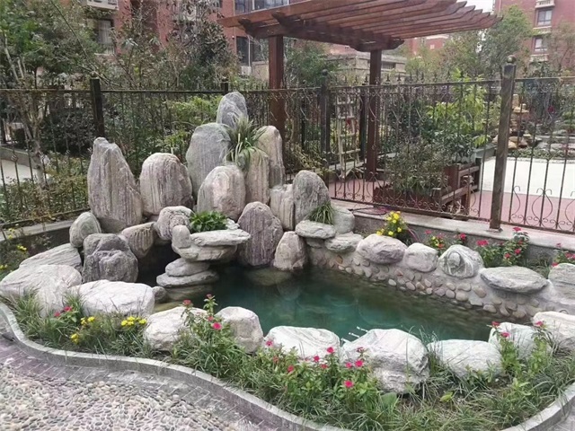 嘉祥家庭庭院水景设计